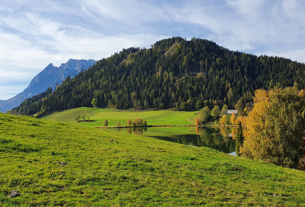 Wohnen am See in Aigen im Ennstal: Lage und Umgebung