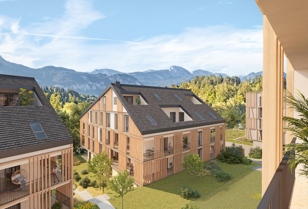 Wohnen am See in Aigen im Ennstal: Architektur
