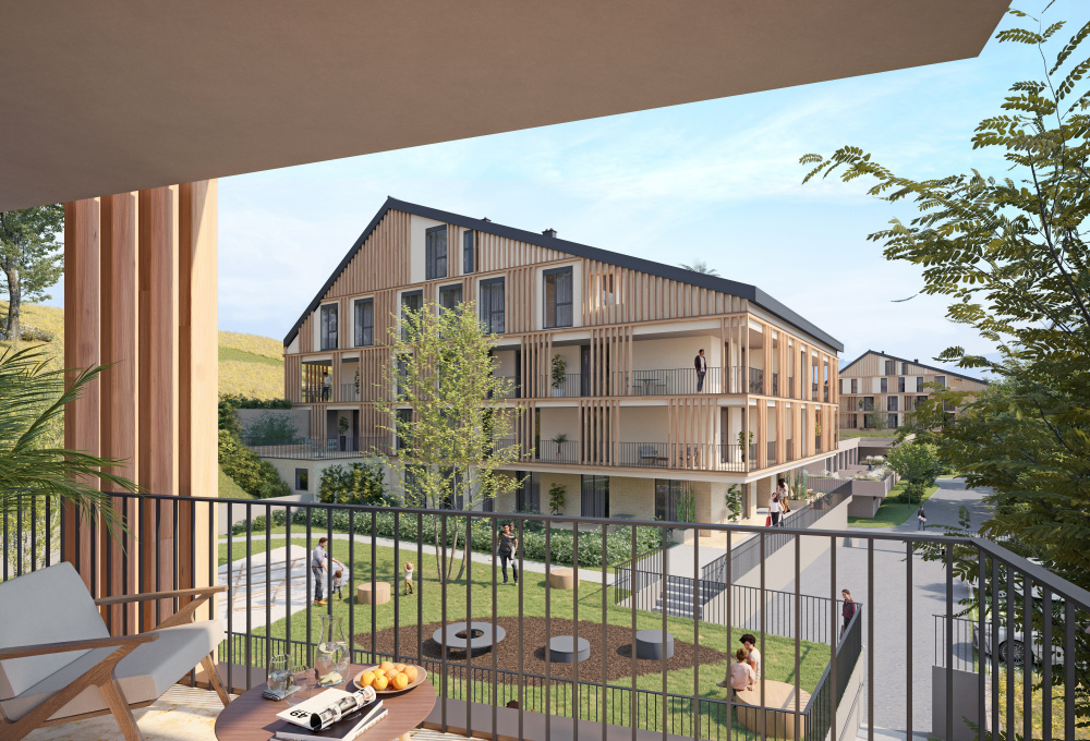 Wohnen am See in Aigen im Ennstal: Architektur