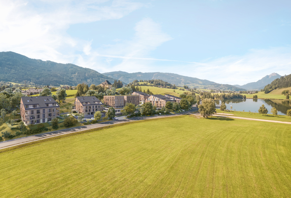 Wohnen am See in Aigen im Ennstal: Architektur
