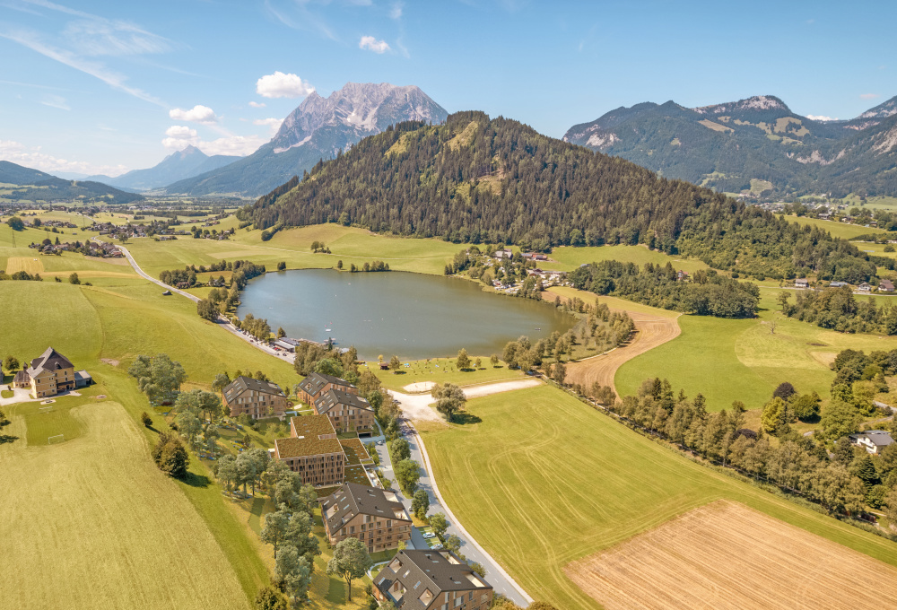 Wohnen am See in Aigen im Ennstal: Architektur