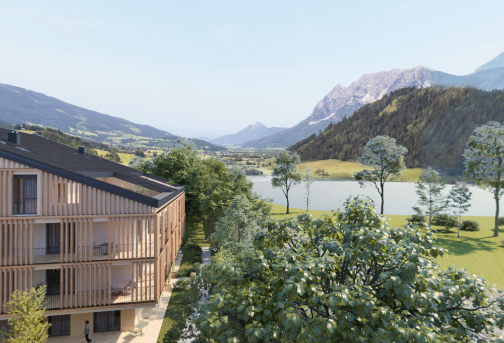 Wohnen am See in Aigen im Ennstal: Architektur