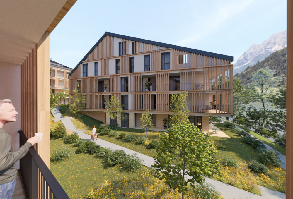 Wohnen am See in Aigen im Ennstal: Architektur